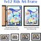 9x12 Kids Art Frame Set of 2, Solid Wood Kids Artwork Frames Changeable with Front Opening Hold 150 Pictures, Art Frames for Kids Art with Mat,without Mat 9x12 Picture Frame Black Wood